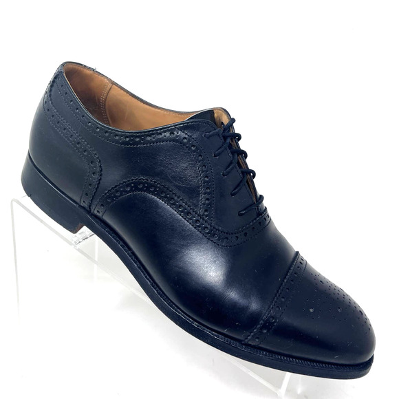Peal & Co Brooks Brothers Oxford Mens US Size 10 Medallion Cap Toe England